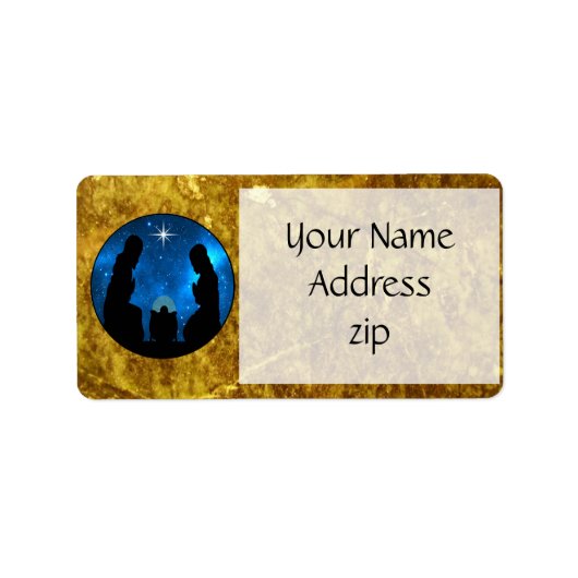 クリスマス ラベル (正面)