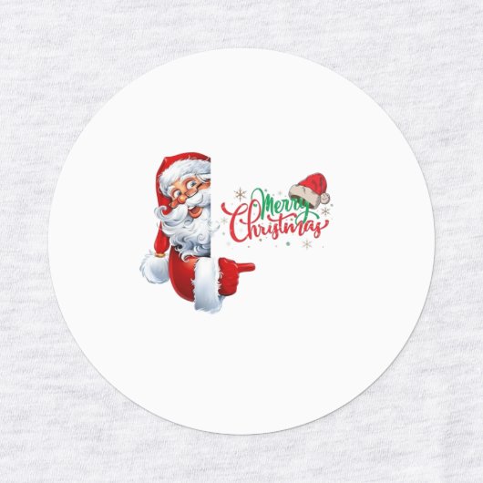 クリスマス ラベル (デザイン1)