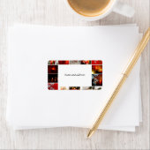 クリスマス・ラベル(祝日あり縁ど) ラベル (インサイチュ)