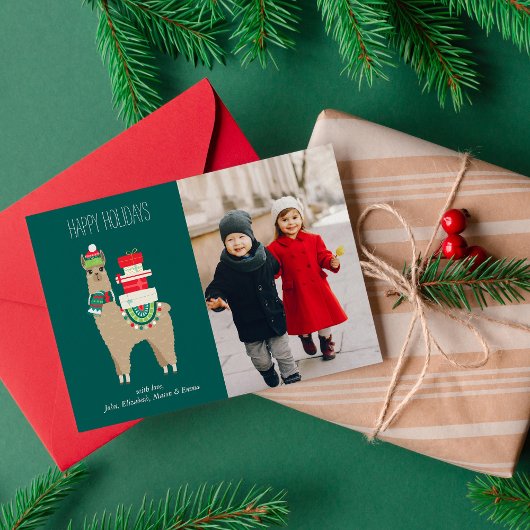 クリスマス・ラマカスタムの写真 シーズンカード