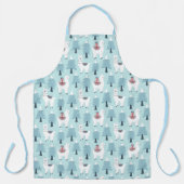 クリスマス ラマ エプロン (正面)