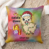 クリスマス ラマ クッション (ブランケット)