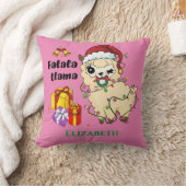 クリスマス ラマ クッション (ブランケット)