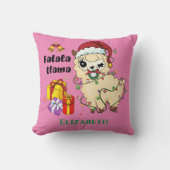 クリスマス ラマ クッション (正面)