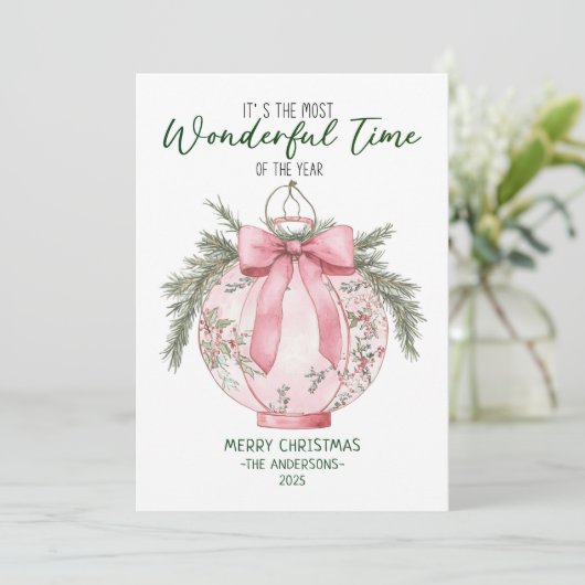 クリスマス・ランタンの素晴らしい季節 シーズンカード (スタンド正面)