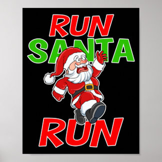 クリスマス ランニング ギフト シャツ サンタラン 5km レース ポスター