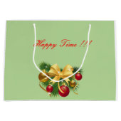 クリスマス ラージペーパーバッグ (正面)