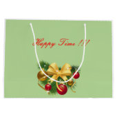 クリスマス ラージペーパーバッグ (裏面)