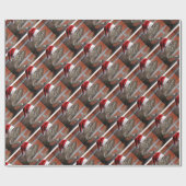 クリスマス・リザード ラッピングペーパー (フラット)