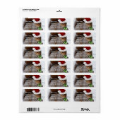 クリスマス・リス・カード ラベル (フルシート)