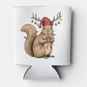 クリスマス リス トナカイ ツノ Xmas ライト 缶クーラー (正面)