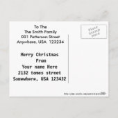 クリスマス·リス·食べ物の葉書 シーズンポストカード (裏面)