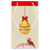 クリスマス・リトル・バード スモールペーパーバッグ (裏面)