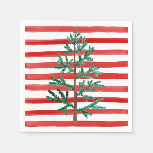 クリスマス・リトル・ブルー・トラックをテーマにした スタンダードカクテルナプキン (正面)