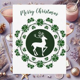 クリスマス リンデバー フラワー ワー  グリーティング カード