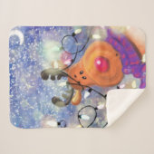 クリスマス リンデブ 赤ちゃん ブランケット (正面(横))