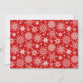 クリスマス ルースティック ブルー ウッド 3枚写真のグリーティング シーズンカード (裏面)