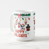 クリスマス ルーフ コーヒーマグ 15oz コーヒーマグカップ (正面左)