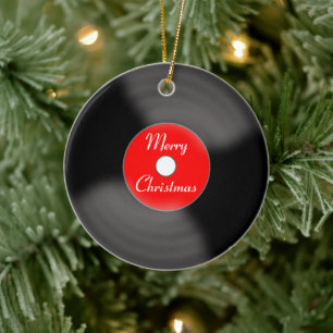 クリスマス レコード オーナメント