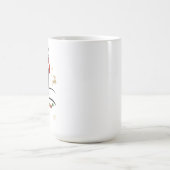 クリスマス レター J アルファベット コーヒーマグカップ (中央)