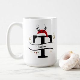 クリスマス レター T アルファベット コーヒーマグカップ