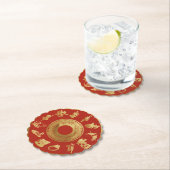 クリスマス・レッドの12日 ペーパーコースター (インサイチュ)