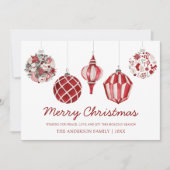 クリスマス レッド オーナメント (正面)