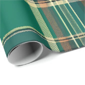 クリスマス レッド グリーン プラッド ラッピングペーパー (ロールコーナー)