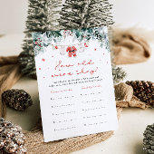 クリスマス・レッド・サンタ・ベイビー・シャワー　彼らは何歳だったのか 招待状