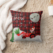 クリスマス レッド トラクター 林業労働者 バッファロー プライド クッション (ブランケット)