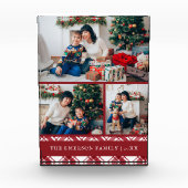 クリスマス レッド フォトブロック (正面)