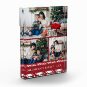 クリスマス レッド フォトブロック (左)