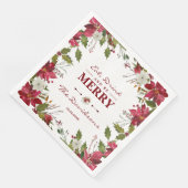 クリスマス・レッド・ポ食べインセティア飲み物とメリーbe (コーナー)