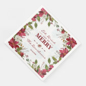 クリスマス・レッド・ポ食べインセティア飲み物とメリーbe (コーナー)