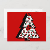 クリスマス・レディバグ シーズンポストカード (正面/裏面)