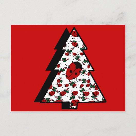 クリスマス・レディバグ シーズンポストカード (正面)