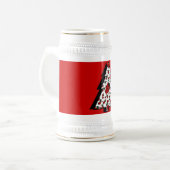 クリスマス・レディバグ ビールジョッキ (正面左)