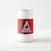 クリスマス・レディバグ ビールジョッキ (中央)