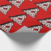 クリスマス・レディバグ ラッピングペーパー (角)