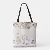 クリスマス レディース トートバッグ (裏面)