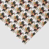 クリスマス・レトロヴィンテージボーイ・ホース 薄葉紙 (詳細)