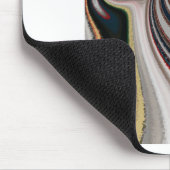 クリスマス レトロ ビンテージ テクスチャ アブストラクト アート プリント マウスパッド (コーナー)