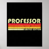 クリスマス レトロ ヴィンテージ 卒業式 プロフェッサー 面白い ポスター (正面)