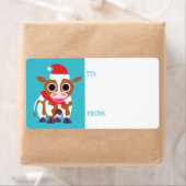 クリスマス・レバ・ザ・カウズ ラベル (インサイチュ)