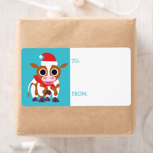 クリスマス・レバ・ザ・カウズ ラベル (インサイチュ)