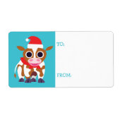 クリスマス・レバ・ザ・カウズ ラベル (正面)