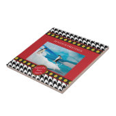 クリスマス・レンジDogtooth千鳥格子の、 タイル (側面)