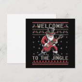 クリスマス ロックンロール サンタ クリスマス 衣 悪い (正面/裏面)