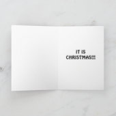 **クリスマス** 「ロック·アンド·ロール」 シーズンカード (内部)