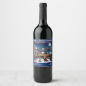 クリスマス・ロック ワインラベル (正面)